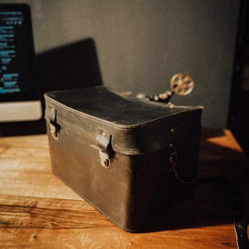Büyük Vintage Fotoğraf Makinesi Çantası
